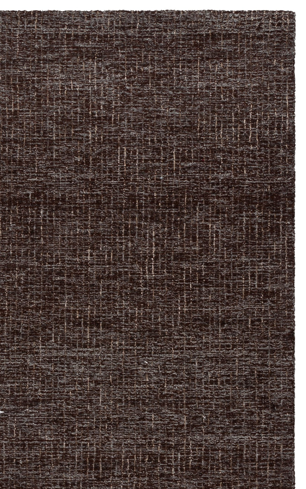 Safavieh Abstract Hand‑Tufted Dark Brown Wool Rug, Low‑Profile 3/8" Pile, Durable Modern Solid Anchor For Rooms 8'-0" x 10'-0" ABT468S-8
