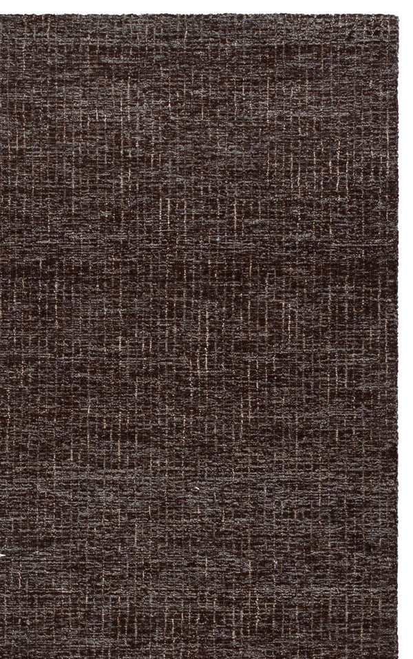 Safavieh Abstract Dark Brown Hand-Tufted Wool Round Rug — Low-Profile 3/8" Pile, Durable Artisan Comfort For Home Decor 6'-0" x 6'-0" ABT468S-6R