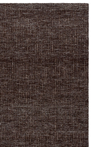 Safavieh Abstract Hand-Tufted Wool Area Rug in Deep Brown for Modern Living Rooms and Bedrooms ABT468S-5