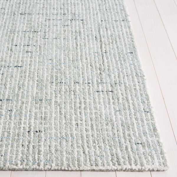Safavieh Abstract Hand Tufted Wool Accent Rug in Sage and Ivory for Modern Bedroom Decor ABT468W-24