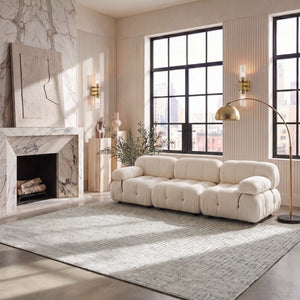 Safavieh Abstract Hand Tufted Wool Area Rug in Sage Ivory for Living Room and Bedroom Sage Ivory 9'-0" x 12'-0" ABT468W-9