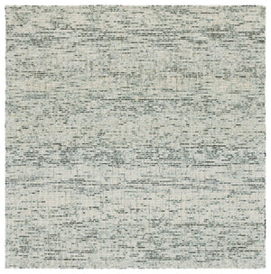 Safavieh Abstract Hand Tufted Wool Area Rug in Green Ivory for Entryways and Reading Nooks ABT468Y-4SQ