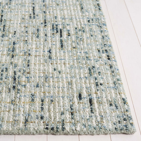 Safavieh Abstract 468 Hand Tufted Modern Rug Green / Ivory Wool Pile