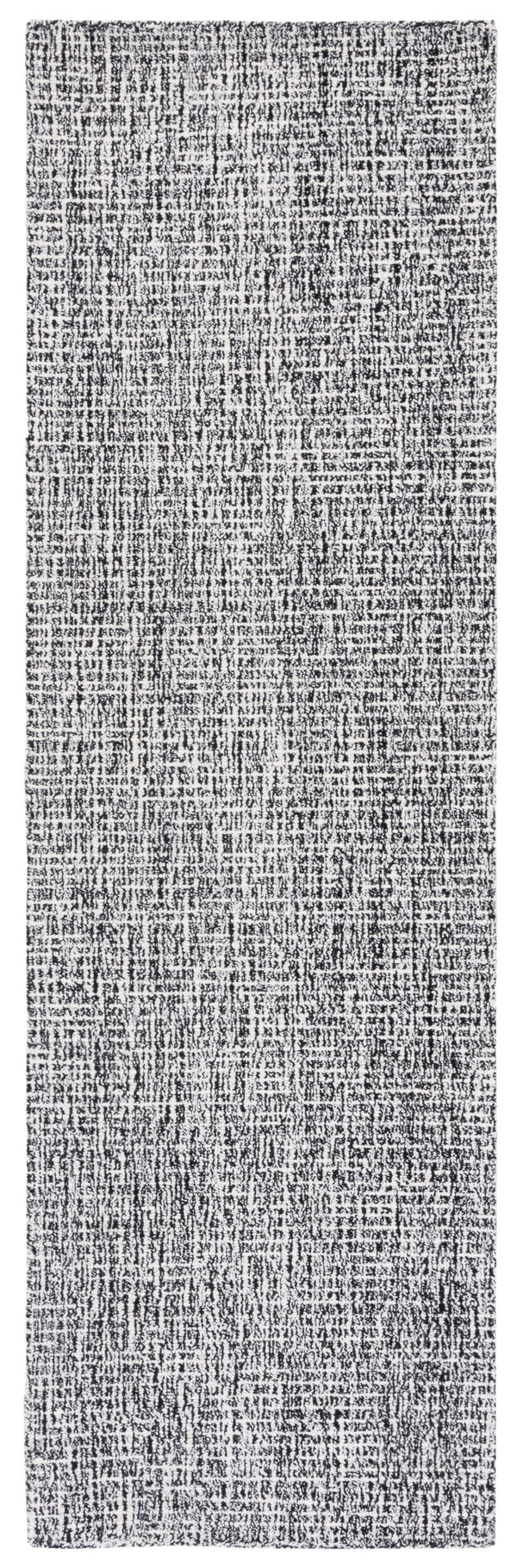 Safavieh Abstract Hand-tufted Wool Runner Rug - Luxurious Design For Elegant Hallways And Living Spaces Black ,Ivory Wool Abt468z-68