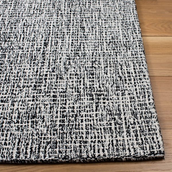 Safavieh Abstract 468 Hand Tufted Rug Black / Ivory Wool