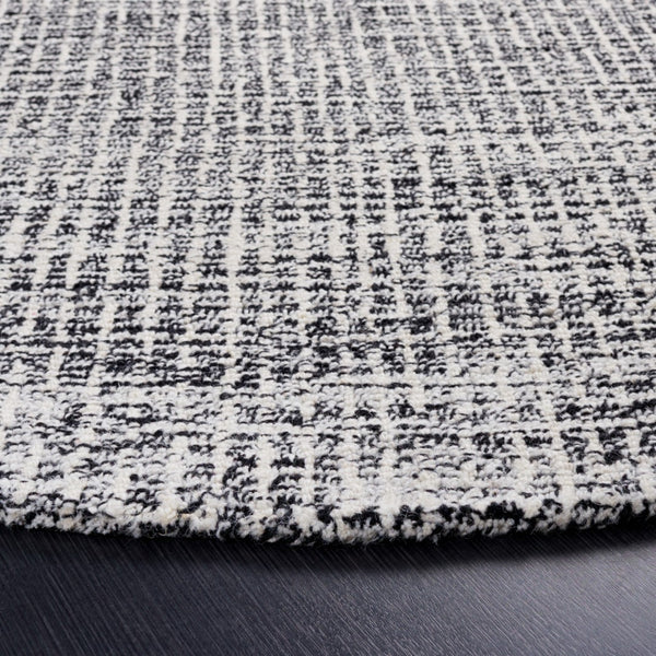 Safavieh Abstract 468 Hand Tufted Rug Black / Ivory Wool