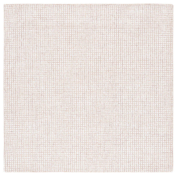 Safavieh Abstract 470 Hand Tufted Modern Rug Ivory / Beige 6' x 6' Square