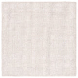 Safavieh Abstract 470 Hand Tufted Modern Rug Ivory / Beige 6' x 6' Square