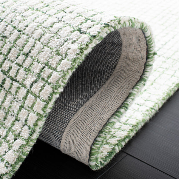 Safavieh Abstract 470 ABT470 Hand Tufted  Rug Ivory / Green ABT470Y-28