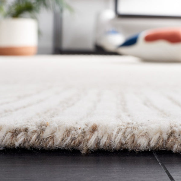 Safavieh Abstract Geometric Hand Tufted Wool Rug Ivory Oversized Living Room Floor Accent ABT478A-1115