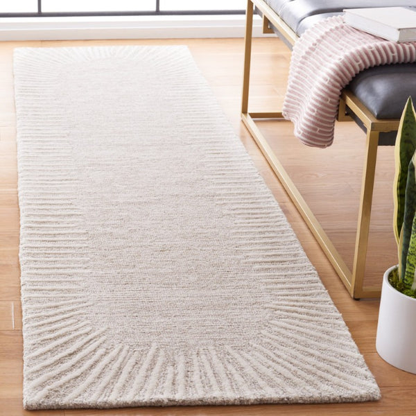 Safavieh Abstract Geometric Hand Tufted Wool Cotton Runner Rug for Hallways and Entryways ABT478A-214