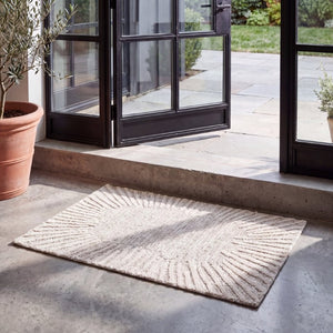 Safavieh Abstract Geometric Hand Tufted Wool Cotton Accent Rug in Soft Ivory for Modern Rooms ABT478A-24