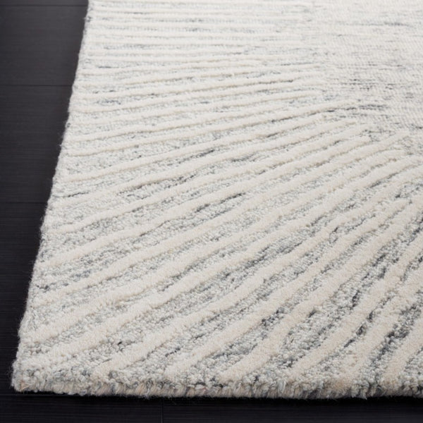 Safavieh Abstract Geometric Wool Blend Area Rug Hand Tufted for Open Plan Living Spaces ABT478F-1115