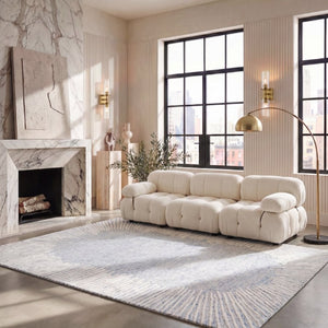 Safavieh Abstract Geometric Wool Blend Area Rug Hand Tufted for Spacious Living Rooms ABT478M-1115
