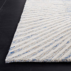 Safavieh Abstract Hand Tufted Wool Geometric Accent Rug in Blue Ivory for Modern Interiors ABT478M-24