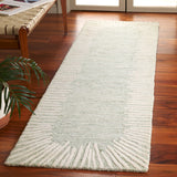 Safavieh Abstract 478 Hand Tufted Modern Rug Sage / Ivory 85% Wool, 15% Cotton