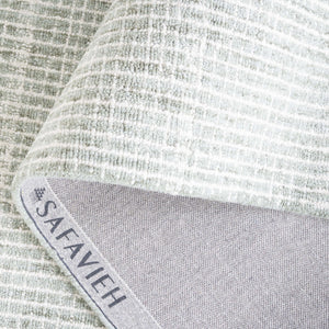 Safavieh Abstract Sage/Ivory Area Rug - Luxurious Hand-tufted 5x8 Modern Design For Elegant Home Décor Sage ,Ivory 85% Wool,15% Cotton Abt482w-5