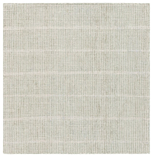 Safavieh Abstract Hand-Tufted Sage And Ivory Runner Rug — Wool-Cotton Blend, Plush 3/8" Pile, Artisanal Quality 2'-3" x 6'-0" ABT482W-26