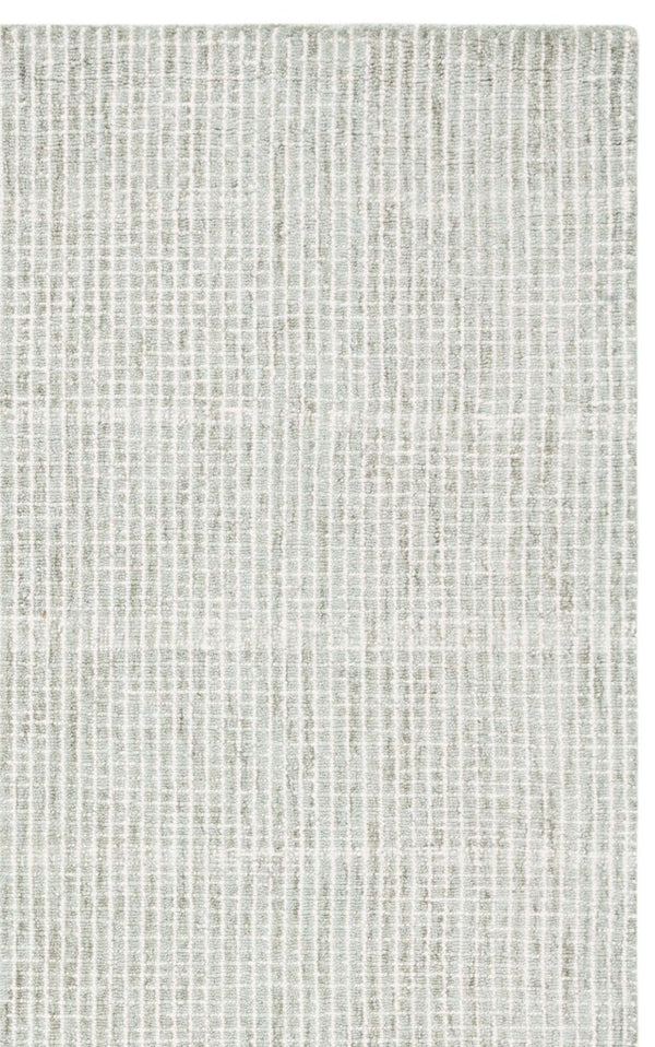 Safavieh Abstract Hand Tufted Wool Cotton Area Rug Sage Ivory Tones for Living Spaces 6' x 9' ABT482W-6