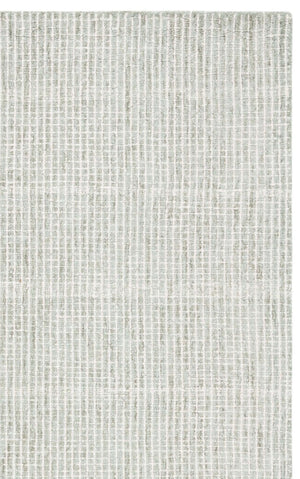Safavieh Abstract Hand Tufted Wool Cotton Area Rug Sage Ivory Tones for Living Spaces 6' x 9' ABT482W-6