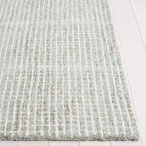 Safavieh Abstract Hand Tufted Wool Cotton Area Rug Sage Ivory Tones for Living Spaces 8' x 10' ABT482W-8