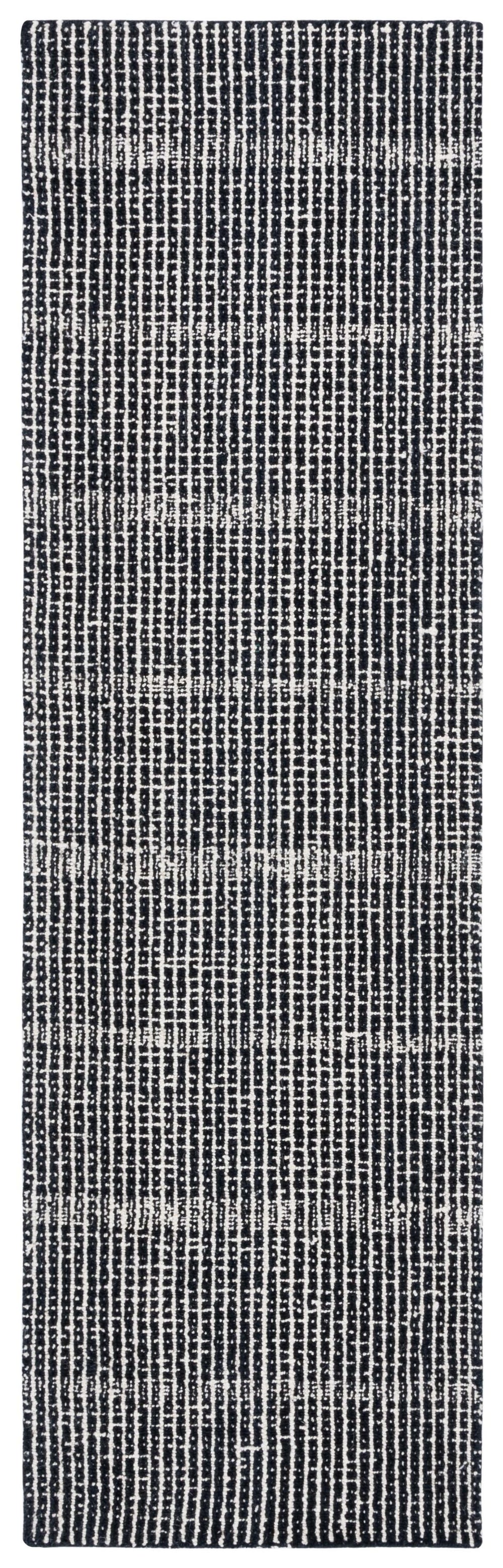 Safavieh Abstract Elegant Hand-tufted Rug In Sage And Ivory - Timeless Modern Style For Any Space Black ,Ivory 85% Wool,15% Cotton Abt482z-4sq