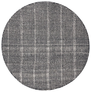 Safavieh Abstract Hand Tufted Wool-cotton Area Rug - Modern Elegance With Chic Design For Any Room Decor Black ,Ivory 85% Wool,15% Cotton Abt482z-3