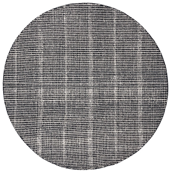 Safavieh Abstract Hand Tufted Wool-cotton Area Rug - Modern Elegance With Chic Design For Any Room Decor Black ,Ivory 85% Wool,15% Cotton Abt482z-3