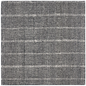 Safavieh Abstract Hand Tufted Wool-cotton Area Rug - Modern Elegance With Chic Design For Any Room Decor Black ,Ivory 85% Wool,15% Cotton Abt482z-3