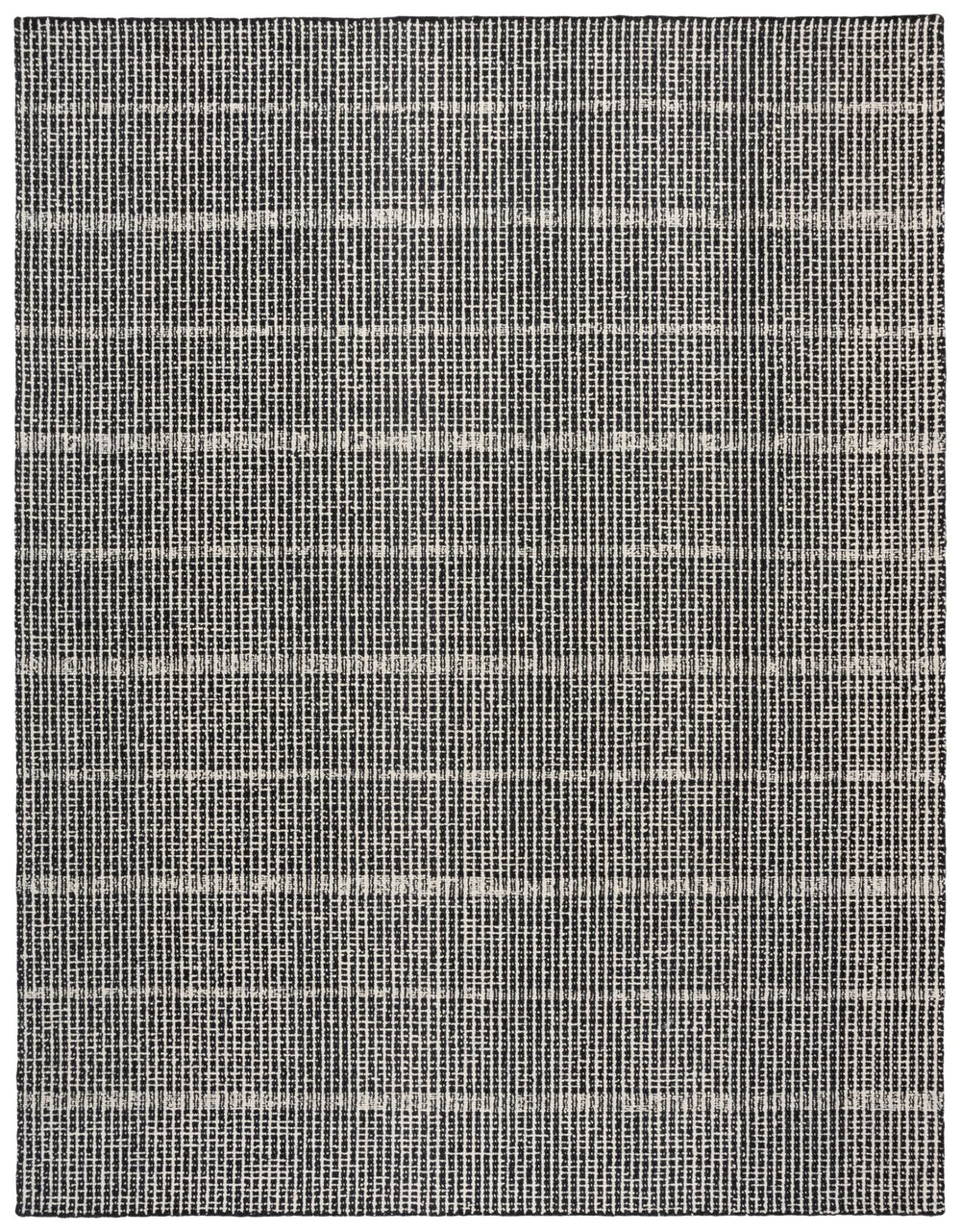 Safavieh Abstract Hand Tufted Wool-cotton Area Rug - Modern Elegance With Chic Design For Any Room Decor Black ,Ivory 85% Wool,15% Cotton Abt482z-3