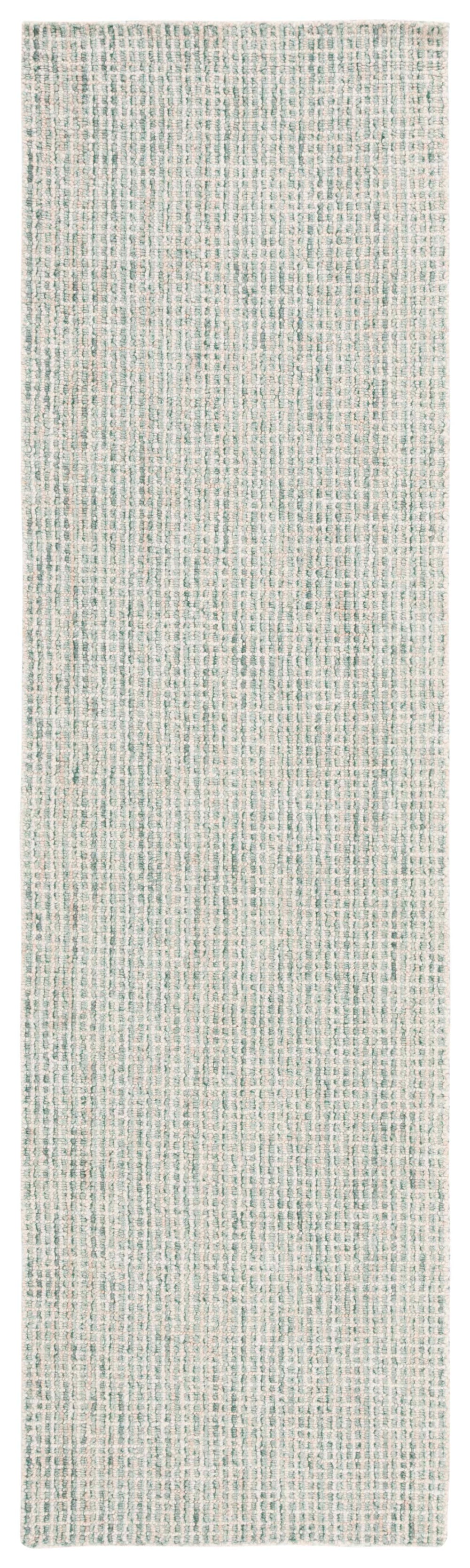 Safavieh Abstract Hand-tufted Area Rug - Luxurious Wool & Cotton Blend For Elegant Home Decor Enhancement Green ,Ivory 85% Wool,15% Cotton Abt484y-4r