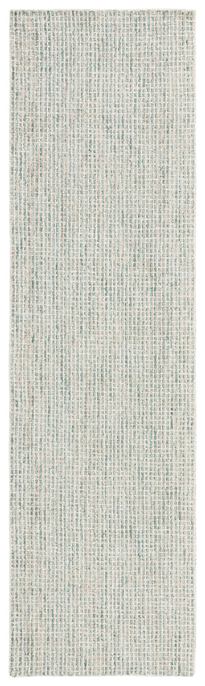 Safavieh Abstract Hand-tufted Area Rug - Luxurious Wool & Cotton Blend For Elegant Home Decor Enhancement Green ,Ivory 85% Wool,15% Cotton Abt484y-4r