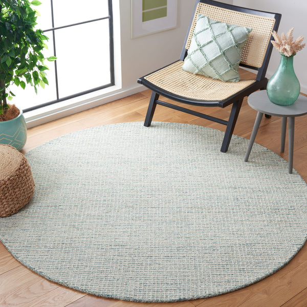 Safavieh Abstract 484 Hand Tufted Modern Rug Green / Ivory 3'-0" x 5'-0" ABT484Y-3