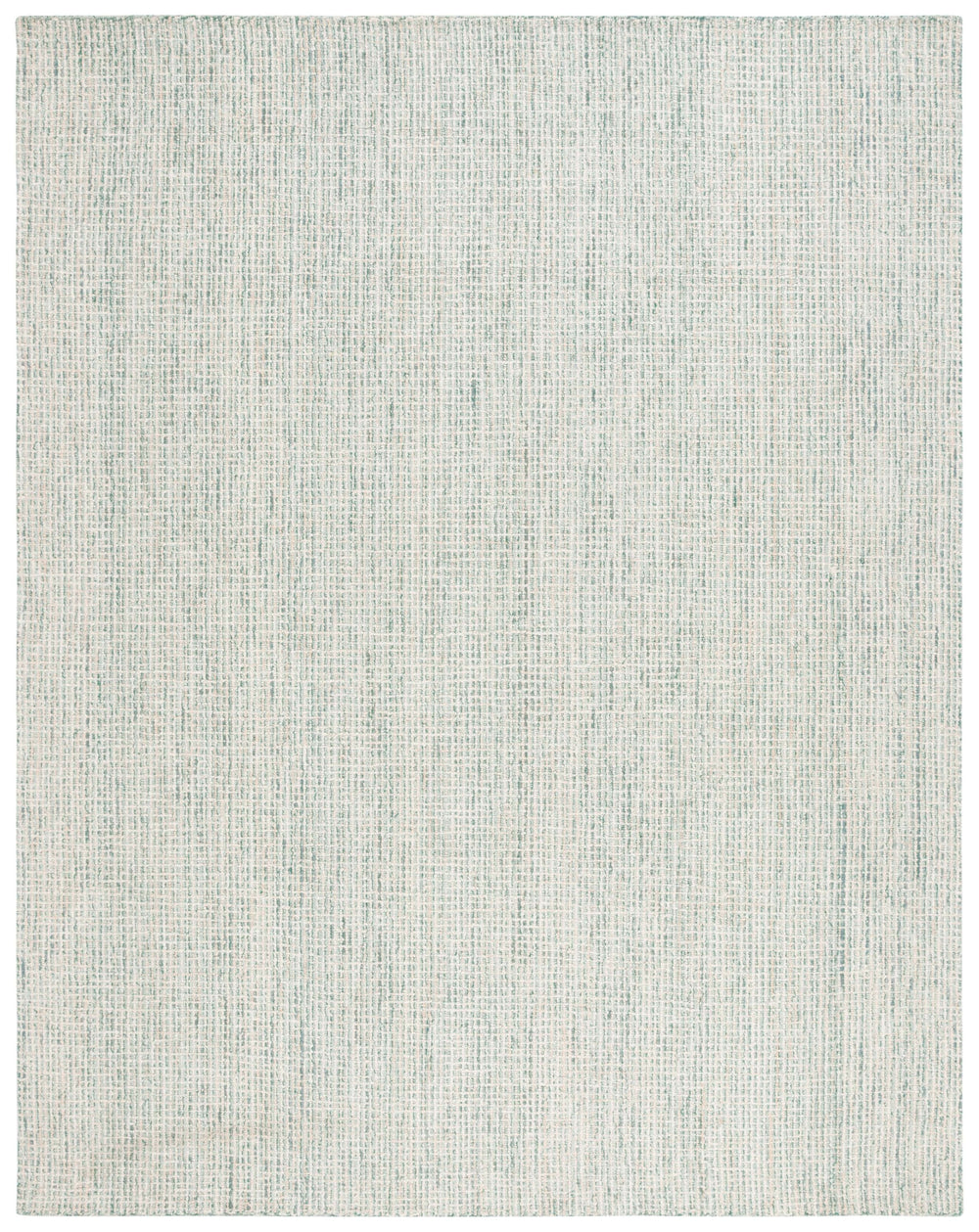 Safavieh Abstract Modern Hand-tufted Wool-cotton Area Rug For Elegant Living Spaces And Timeless Style Green ,Ivory 85% Wool,15% Cotton Abt484y-8sq