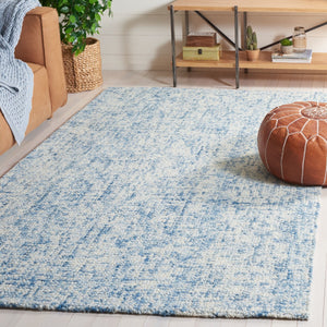 Safavieh Abstract 495 Hand Tufted Abstract Rug Blue / Ivory ABT495M-8
