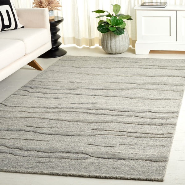 Safavieh Abstract 496 Hand Tufted Modern Rug Grey 5' x 8'