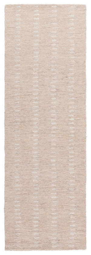 Safavieh Abstract Hand Tufted Wool Chenille Rug Neutral Beige Ivory for Modern Living Rooms 2'-3" x 7'-0" ABT498B-27