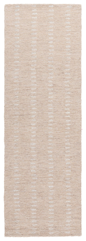 Safavieh Abstract Hand-Tufted Beige Ivory Rug With Scandinavian Abstract Dashes, 70% Wool Blend, Durable Elegance 2'-0" x 3'-0" ABT498B-2