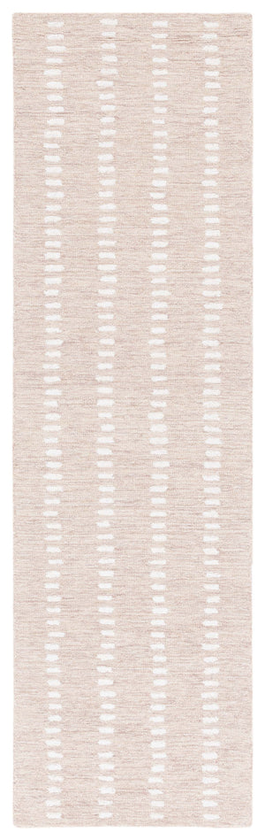 Safavieh Abstract Hand-Tufted Beige Ivory Area Rug — Wool-Chenille-Cotton Low Pile, Modern Abstract Charm 3'-0" x 3'-0" ABT498B-3SQ