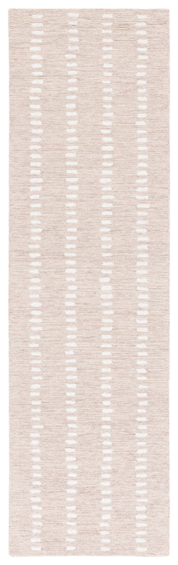 Safavieh Abstract Hand-Tufted Beige Ivory Area Rug — Wool-Chenille-Cotton Low Pile, Modern Abstract Charm 3'-0" x 3'-0" ABT498B-3SQ