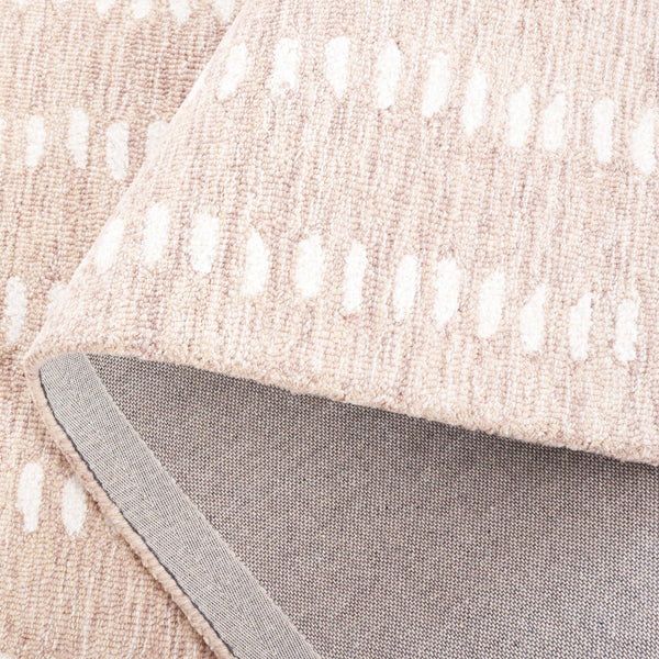 Safavieh Abstract Hand-Tufted Beige Ivory Rug With Scandinavian Abstract Dashes, 70% Wool Blend, Durable Elegance 2'-0" x 3'-0" ABT498B-2