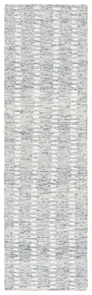 Safavieh Abstract Hand-tufted Area Rug In Grey And Ivory - Modern Luxury For Your Living Space, 9x12 Feet Grey ,Ivory 70% Wool,20% Chenil,10% Cotton Abt498f-9
