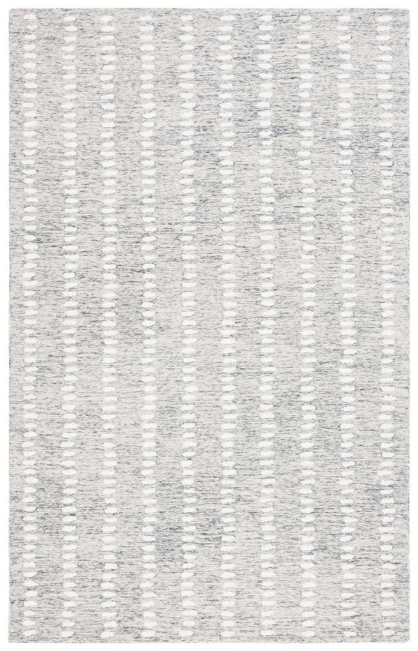 Safavieh Abstract 498 ABT498 Hand Tufted Modern Rug Grey / Ivory ABT498F-6SQ