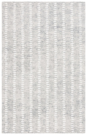 Safavieh Abstract Hand-tufted Area Rug In Grey And Ivory - Modern Luxury For Your Living Space, 9x12 Feet Grey ,Ivory 70% Wool,20% Chenil,10% Cotton Abt498f-9