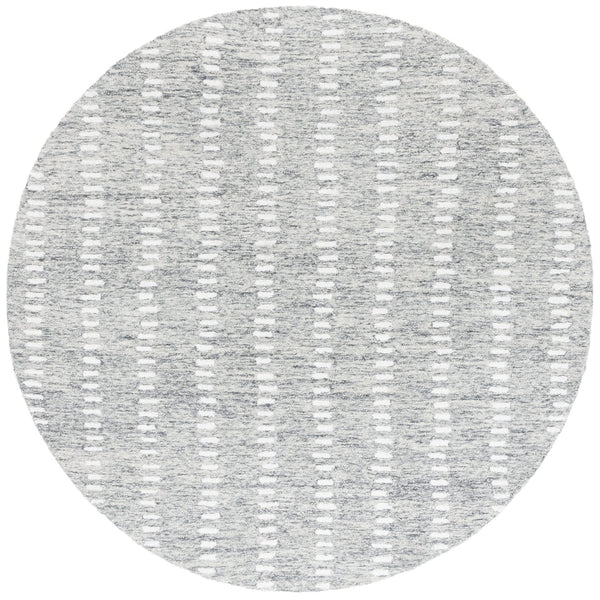 Safavieh Abstract Hand-tufted Area Rug In Grey And Ivory - Modern Luxury For Your Living Space, 9x12 Feet Grey ,Ivory 70% Wool,20% Chenil,10% Cotton Abt498f-9