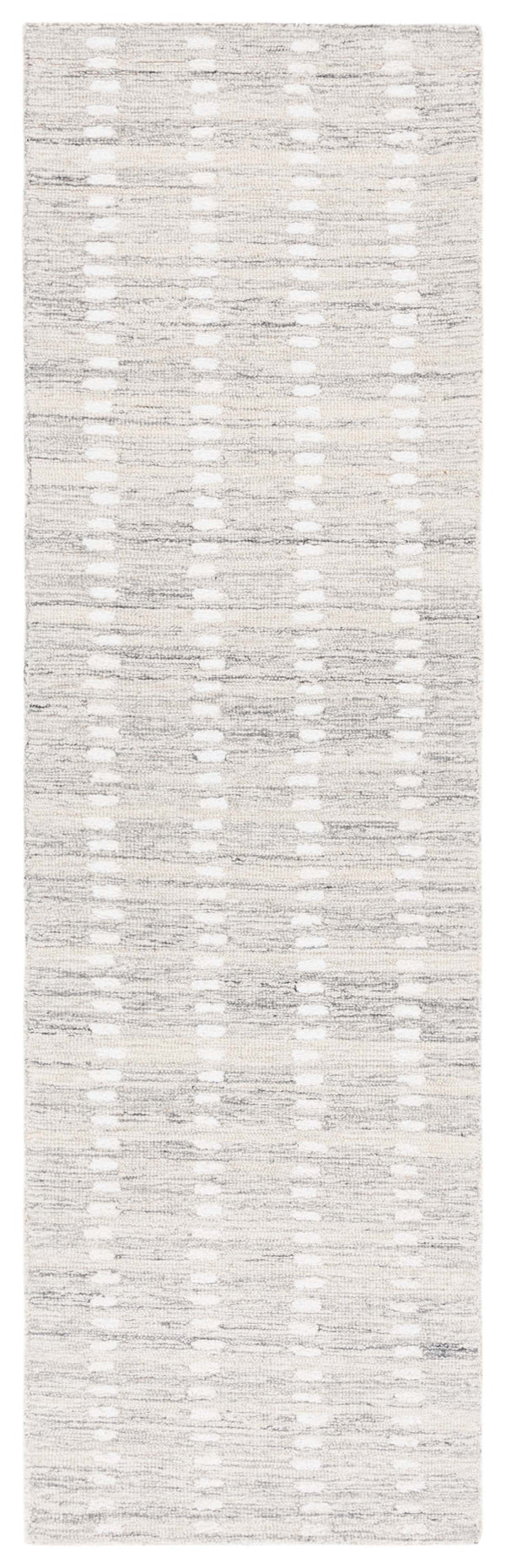 Safavieh Abstract Hand-Tufted 9X12 Silver Ivory Rug – Plush 70% Wool Abstract Geometric Design For Living Spaces ABT498G-9