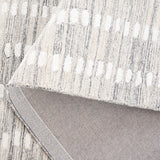 Safavieh Abstract 498 ABT498 Hand Tufted Modern Rug Silver / Ivory ABT498G-6SQ