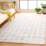 Safavieh Abstract 498 ABT498 Hand Tufted Modern Rug Silver / Ivory ABT498G-6SQ