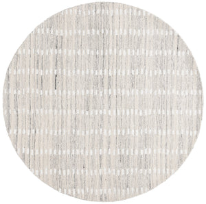 Safavieh Abstract Hand-Tufted 9X12 Silver Ivory Rug – Plush 70% Wool Abstract Geometric Design For Living Spaces ABT498G-9