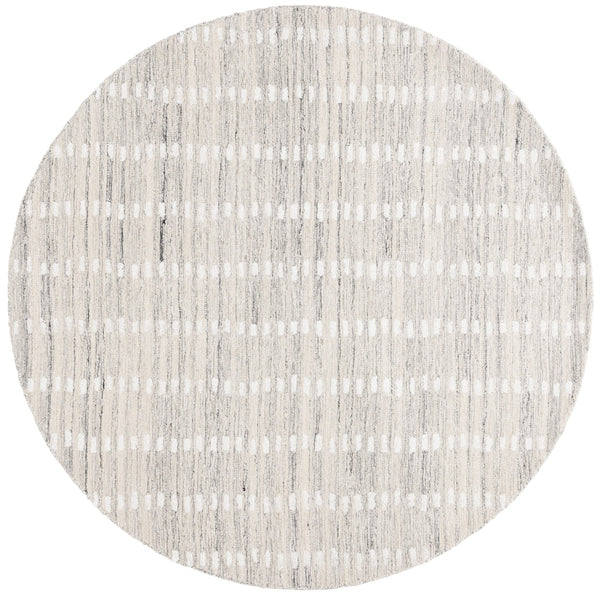 Safavieh Abstract Hand-Tufted 9X12 Silver Ivory Rug – Plush 70% Wool Abstract Geometric Design For Living Spaces ABT498G-9